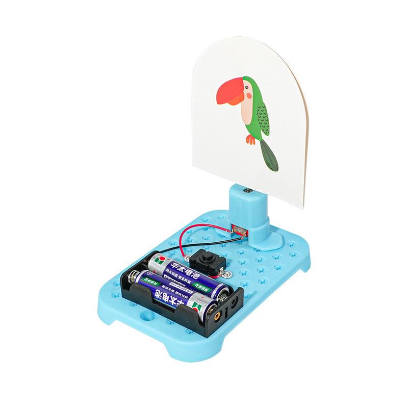 Electric cage bird, technology small production, handmade DIY student invention, visual stay puzzle science experiment