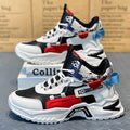 Men's new arrival: versatile athletic shoes - hidden heel, casual running, dad shoes, trendy spring/autumn 2025 thick sole