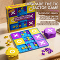 kids educational tic-tac-toe game xo tic-tac-toe board game early education interactive toy nine-square grid desktop board game