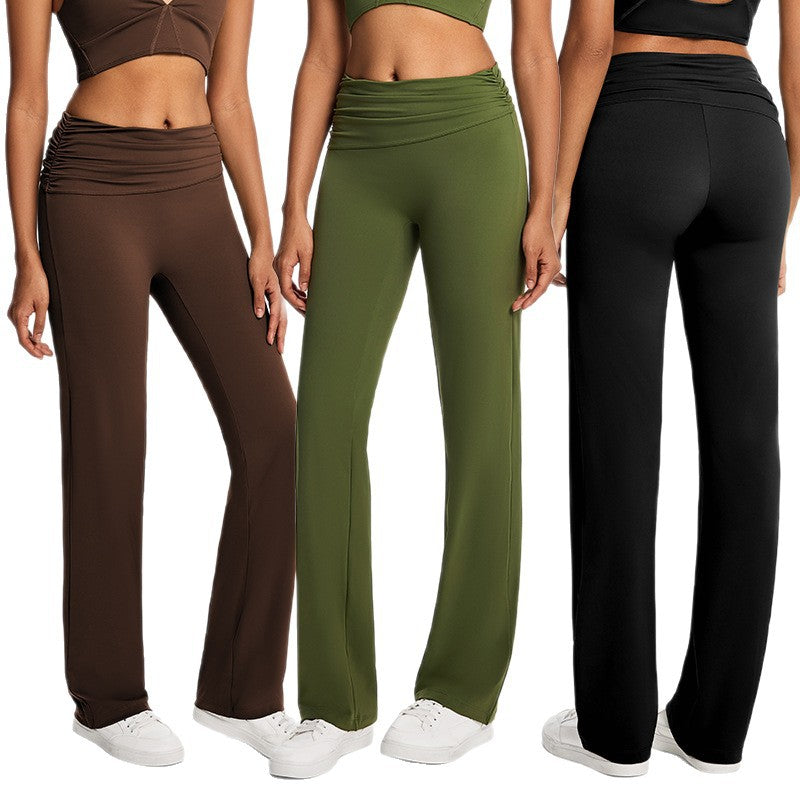 Eco-friendly recycled fabric new yoga pants - outdoor running, activewear, straight-leg pants for dance, pilates, and yoga