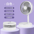 wireless folding extendable mini fan - portable usb rechargeable camping fan for home and desk use