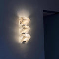 Spanish natural marble wall lamp - ideal for hotel, villa, background wall, entryway, stairwell, hallway, bedroom, and bedside decor
