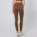 Fashion nude high waist yoga pants women's no embarrassment line breathable sports tights v line hip lifting fitness pants