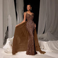 cross-border fashion: elegant and chic long lace evening gown for women's proms and parties (us/europe)
