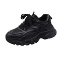 Women's chunky platform sneakers - 2026 new summer breathable mesh low-cut casual retro running shoes