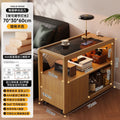 New arrival solid wood sofa side cabinet side cabinet tea cabinet living room for home coffee table side table trolley movable side table