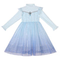 Elsa dress girls new arrivalknittingsweaterkids elsa skirt 3-14 years old dressfall and winter style birthday