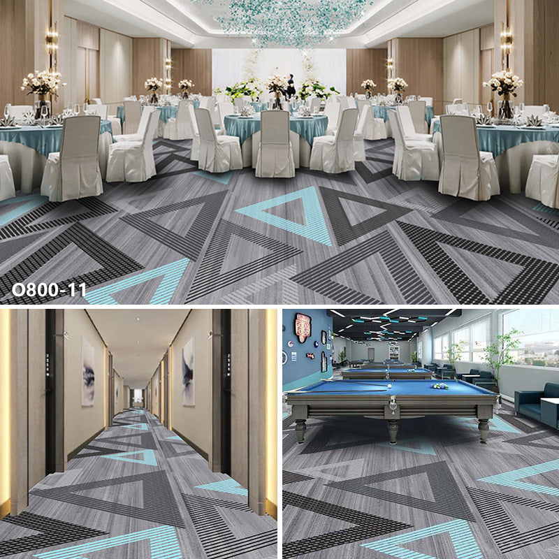 Hotel carpet 800g cut velvet thickened large area paving fire retardant banquet hall club billiard hall fireproof carpet