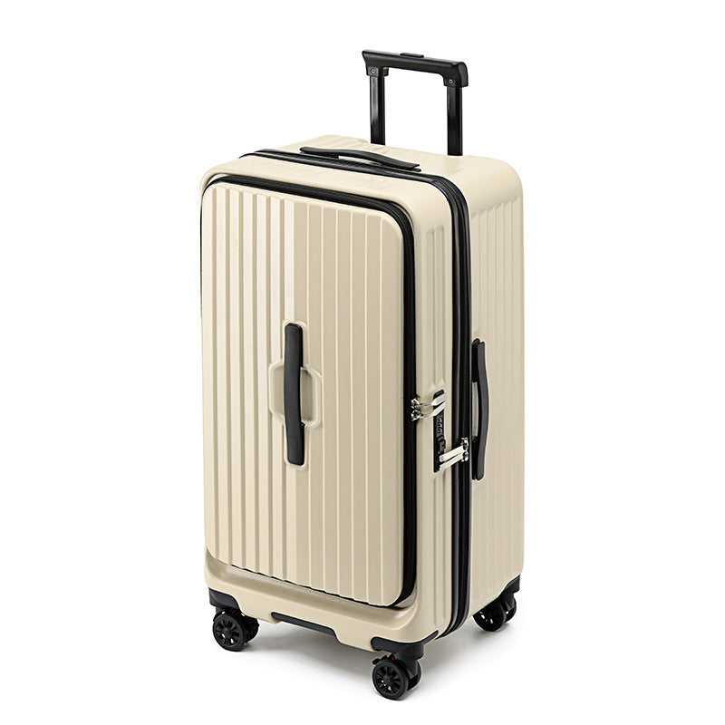 Multi-opening suitcase Front open cover trolley case 20-inch boarding case 2025 new large-capacity universal wheel case