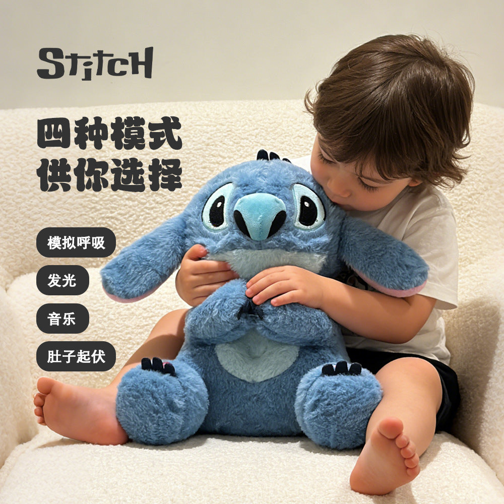 hot-selling, breathing, moving-ear stitch plush toy – a comforting sleep companion and perfect gift for kids