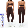 New  barely-there yoga set - spaghetti strap, beautiful back, activewear set for casual running and fitness - 6116