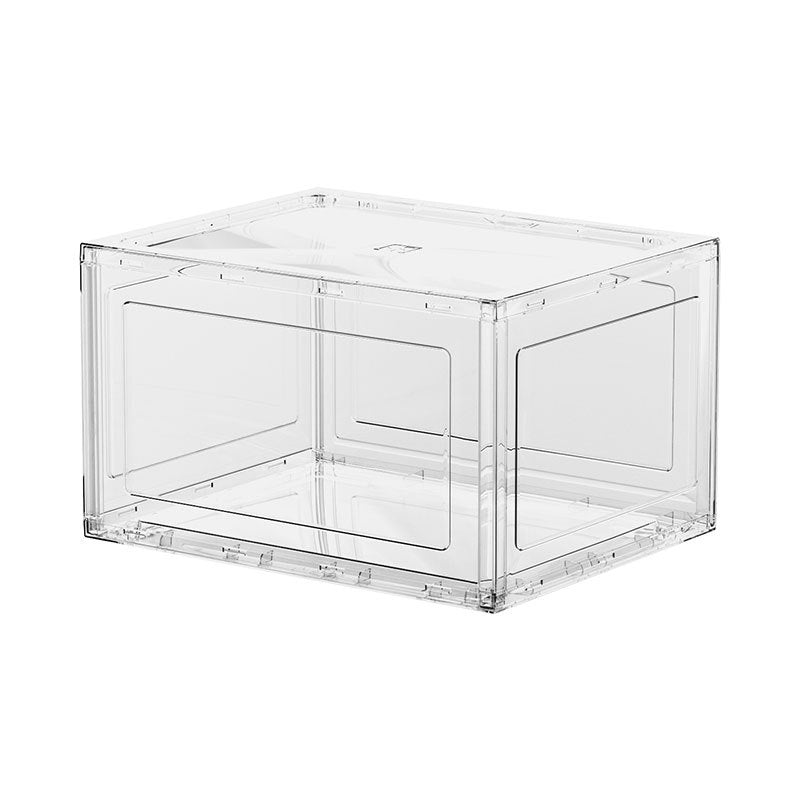 Shoes storage box Dustproof and moisture-proof sneakers ajPET transparent shoe box bag figure display blind box storage box