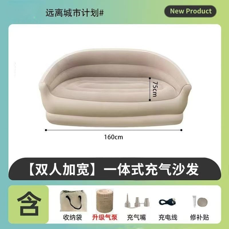 Compression sofa inflatable sofa outdoor storage music festival camping double automatic tent air mattress