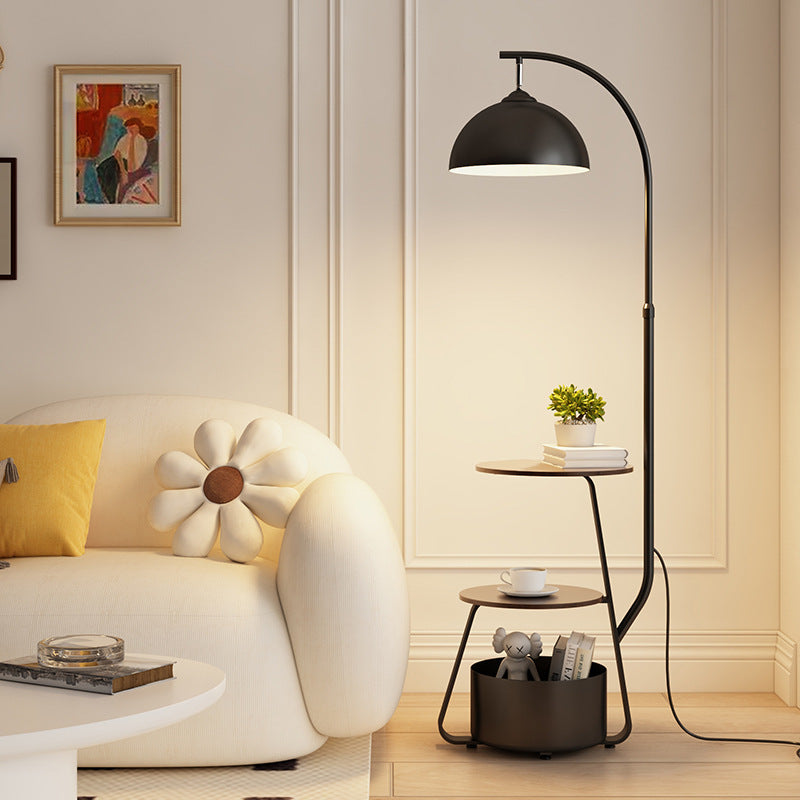 Floor lamp 2025new arrival cream style living room fishing lamp sofa side table all-in-one bedroom floor lamp table lamp