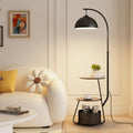 Floor lamp 2025new arrival cream style living room fishing lamp sofa side table all-in-one bedroom floor lamp table lamp