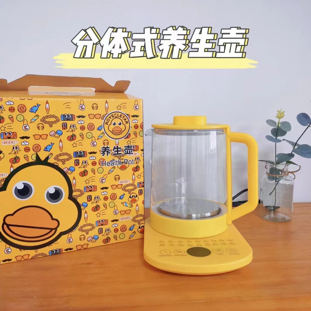 Multifunctional mini electric kettle for home use - automatic, thickened glass, perfect for brewing herbal teas, 1.8l - cross-border e-commerce