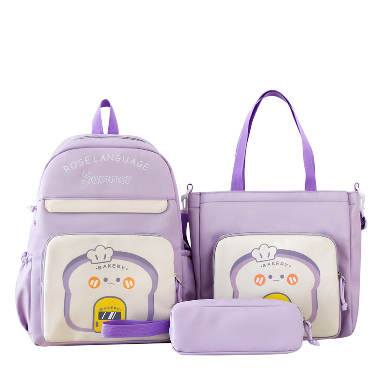 School bag male new primary school students tutoring bag large capacity primary and secondary school backpack cute cartoon children backpack