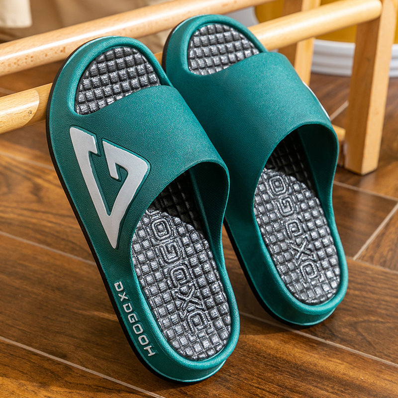 Big kids' slippers - summer boys' anti-slip house slippers, trendy indoor/outdoor kids' sandals
