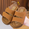 Summer kids slippers outwearretroeasiest for matchthick solechildren's beachgirl one-line boy sandals cross-border