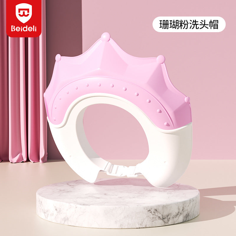 Kids' shampoo cap, baby waterproof bath visor, adjustable newborn infant hair washing cap, baby hair washing gadget