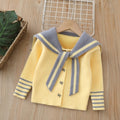 Girls' autumn/winter new jk uniform set , preppy style two-piece outfit, little girl's knit cardigan set