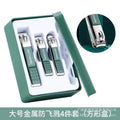 Stainless steel nail clipper three-piece gift set - cuticle nippers, manicure kit, wholesale nail clipper set