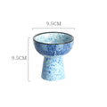 Japanese retro ceramic ice cream cup - stylish & unique ice cream bowl - creative dessert & pastry display plate - perfect for restaurants & home use