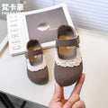 Niche styleretro mary jane girls lace princess shoes spring & fallnew arrivalkidsflats