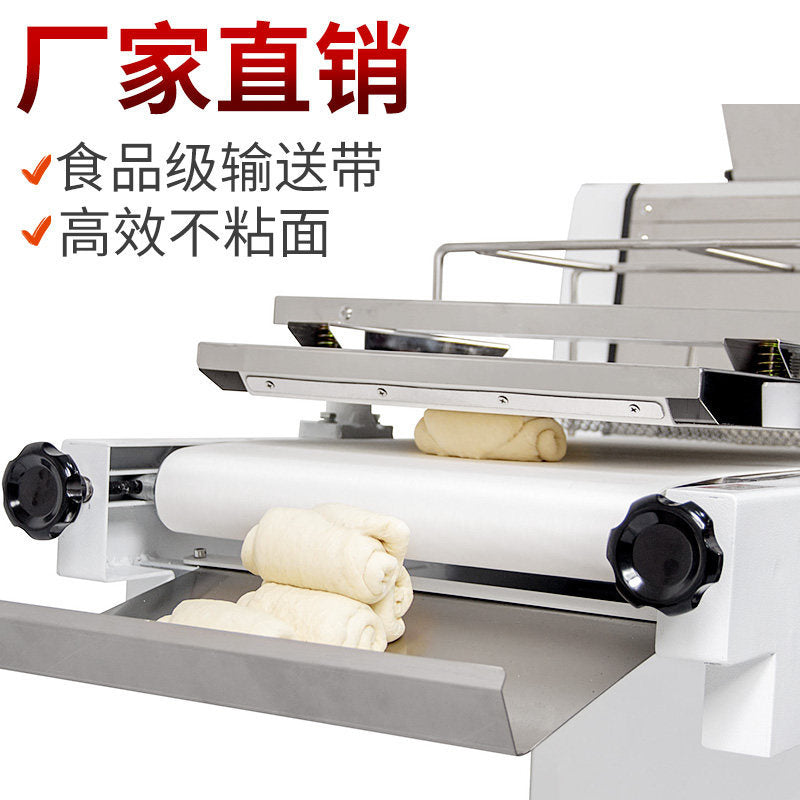 Commercial toast molding machine 380 large square bread dough pressing and rolling round shaping machine bakery toast shaping machine