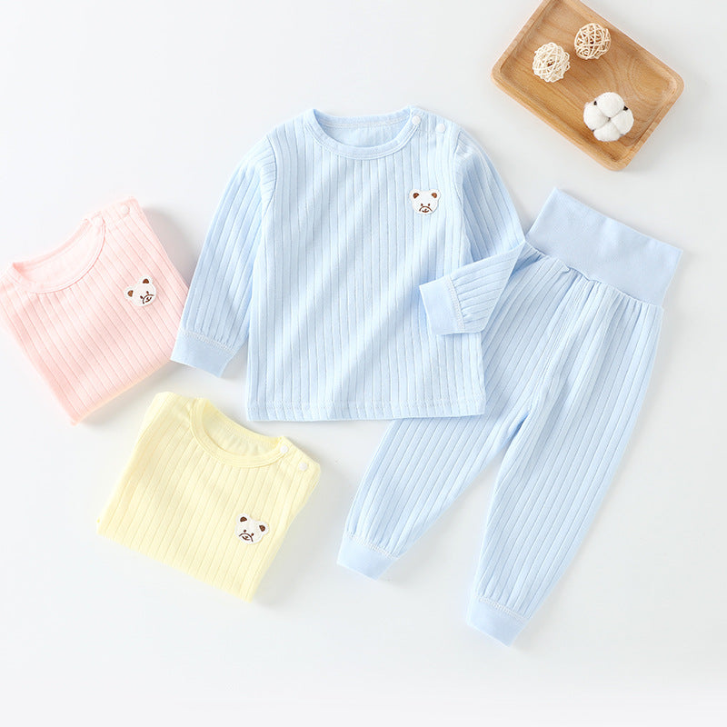 Kids' 100% cotton underwear set - baby thermal underwear, base layer, pajamas for boys and girls, ages 0-3 years