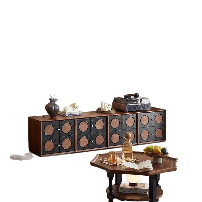 Medieval style chest of drawers solid wood chest of drawers for home sideboard living room tv cabinet storage cabinet bedroom storage card door cabinet