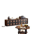 Medieval style chest of drawers solid wood chest of drawers for home sideboard living room tv cabinet storage cabinet bedroom storage card door cabinet