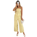 Amazon foreign trade  spring new european and american style sleeveless top jumpsuit