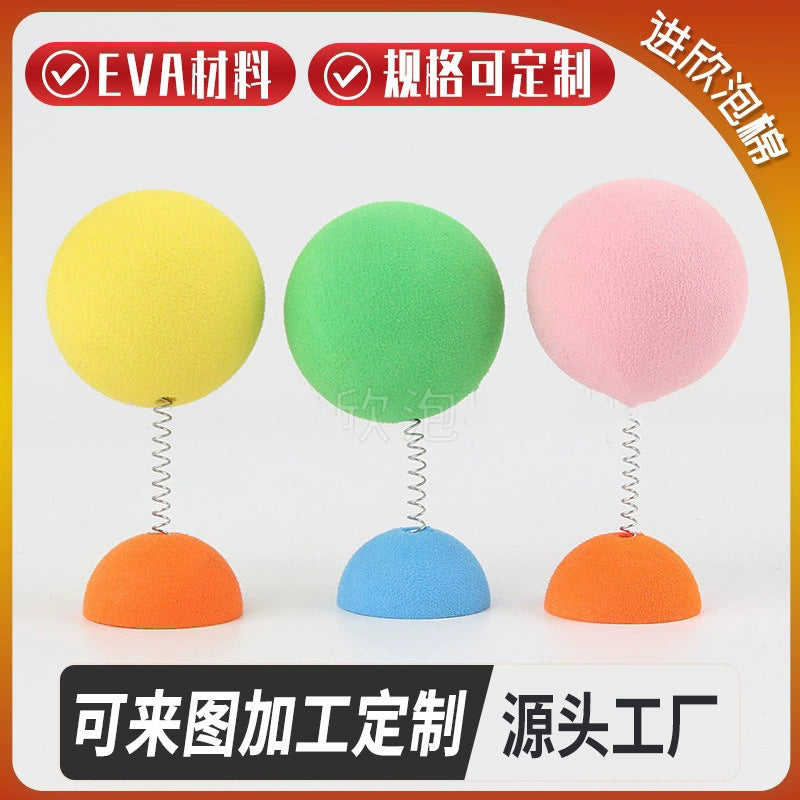 Eva solid color foam balls - kids' bouncy balls for boxing speed training, reaction balls, and cap toys - wholesale