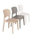 Plastic chair for homethickened dining table dining chair comfortable for long sitting commercial modern casual stool back chair