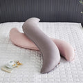 maternity pillow, waist support, side sleeping support, abdominal pillow, cervical spine protection, sleep aid, special bed long leg pillow