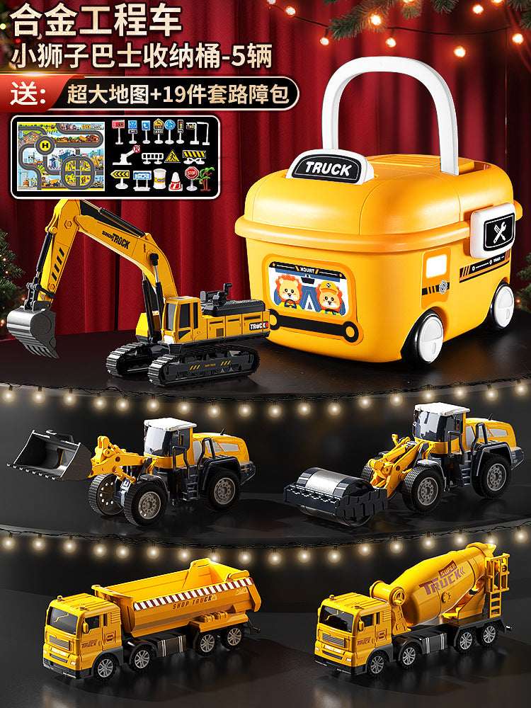 Bejies excavator alloy construction vehicle set model - toy bulldozer for boys & kids - birthday gift