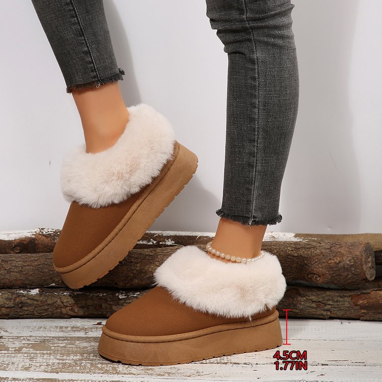 winter new arrival: thick-soled snow boots for export, plus sizes available. price difference of $0.50. bulk orders welcome. sizes 36-42. dropshipping available for  and