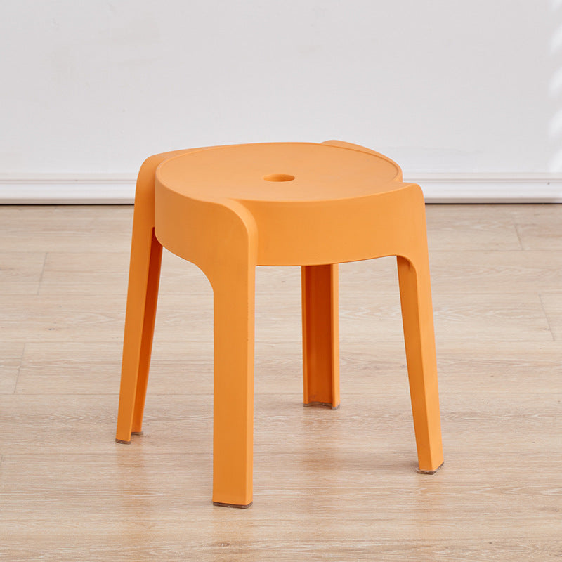 Scandinavian plastic chair thickenedfor home stool restaurant dining table chair casual desk study classy back chair bench