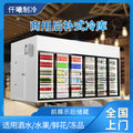 Complete set of post-supply cold storage equipment, supermarket refrigerators, refrigerated and frozen storage, commercial beverage cabinets, fruit preservation cabinets