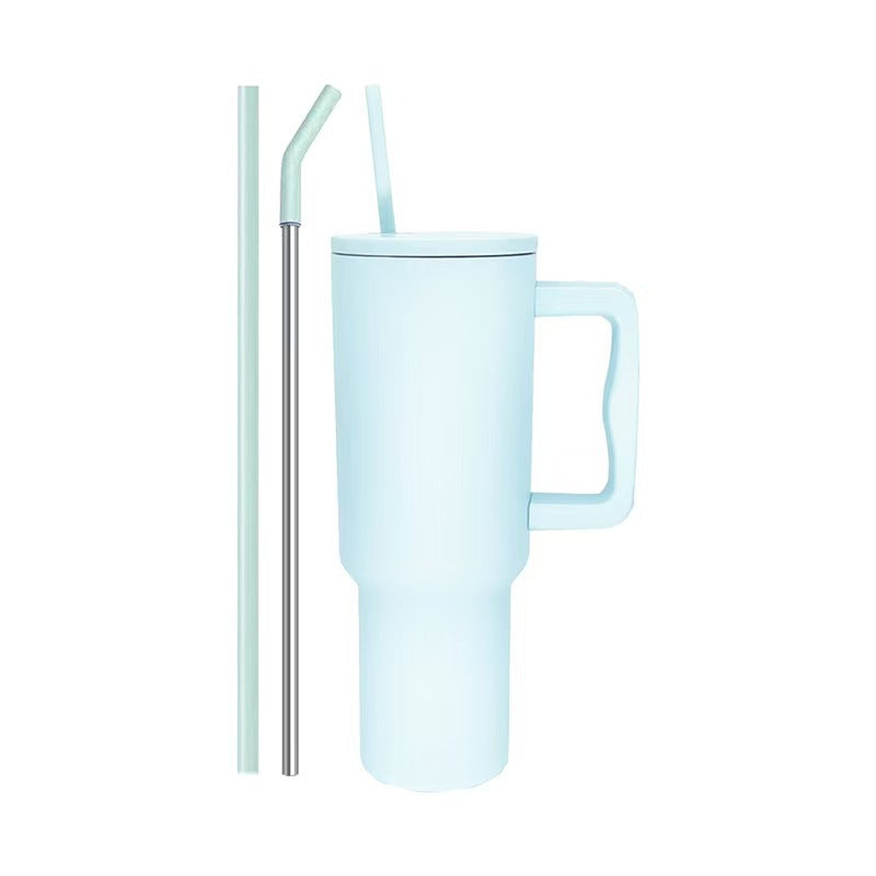 New 40oz fourth generation handle ice tumbler, 304 stainless steel vacuum insulated mug, portable outdoor car cup