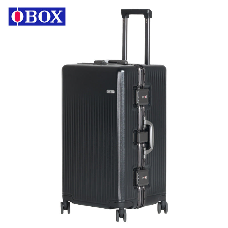 MYBOX suitcase women's new large leather case trolley case men's 28-inch boarding password travel case is strong and durable