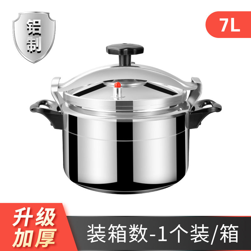 Customized cross-border aluminum pressure cooker for home large-capacity soup pot multi-functional stew pot open flame special explosion-proof pressure cooker
