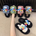 Thick solefashion furry slippers for women outwear2025new arrivalfall and winterfor homehome fairy cotton slippers ins trend