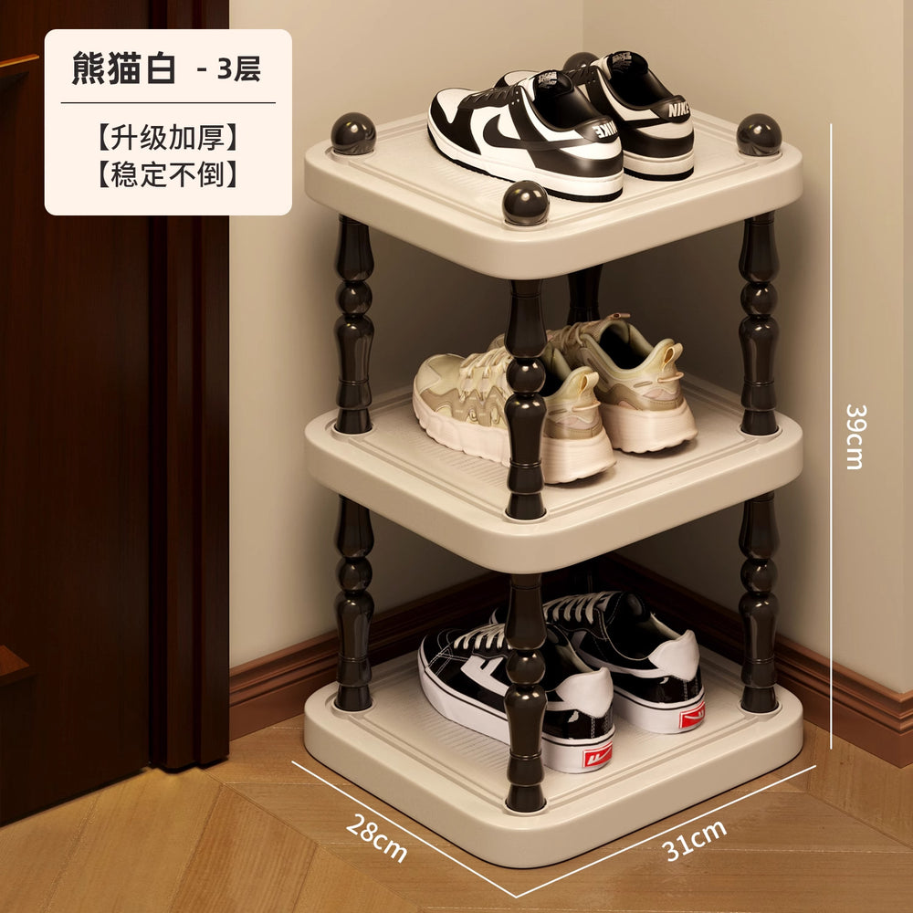 Shoe rack for home door multi-layer shoe cabinet simple storage rack rental room dormitory entrance door shoe storage handy gadget