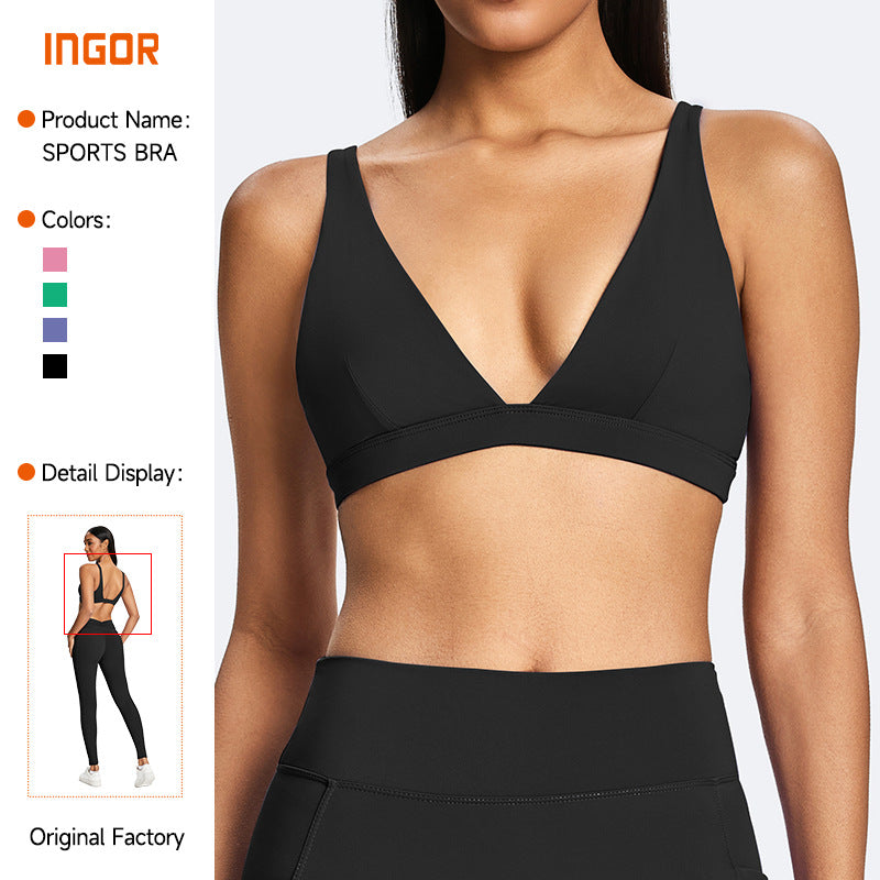 New spring/summer sports bra - fashionable barely-there feel, pilates yoga bra, beautiful back design, women's fitness bra