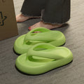 Eva thick-soled flip-flops: trendy, soft, height-boosting, summer-ready, indoor/outdoor, non-slip wholesale slippers