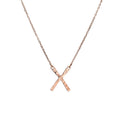 St.delan european and american punk stainless steel necklace fashionxletter hammer pattern pendant simple gold-plated necklace clavicle