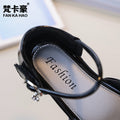 Export children's shoes  summer new girls' rhinestone princess sandals korean style kids' soft sole fashion flats
