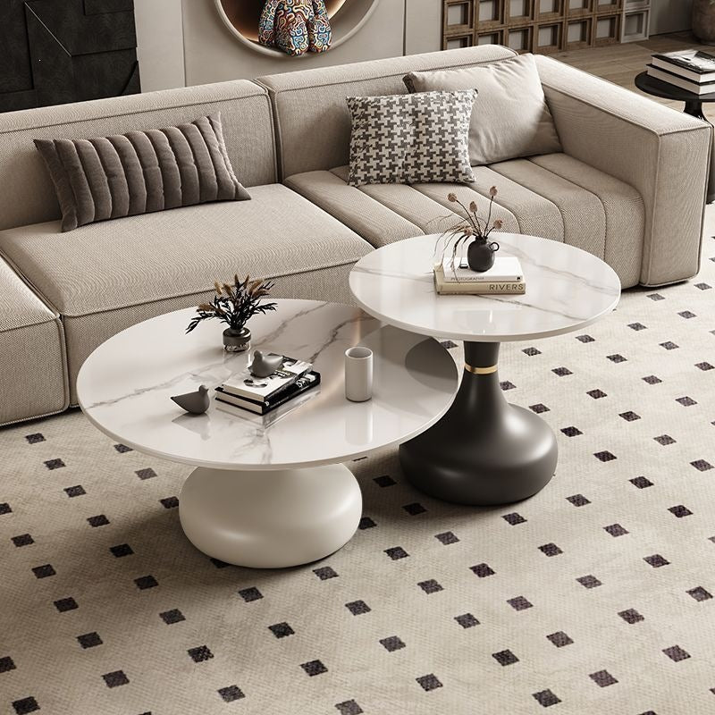 Rock slab coffee table living room for homenew arrivalpopularaccessible luxuryclassy table square folding marble small apartment tea table